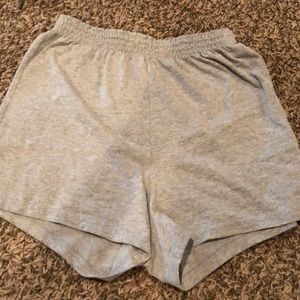 Gray cotton shorts